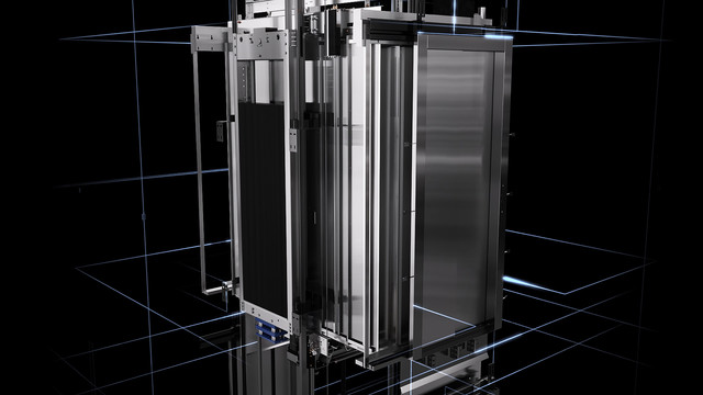 Mitsubishi Elevator Europe MOVE 04 3 D animation technical render