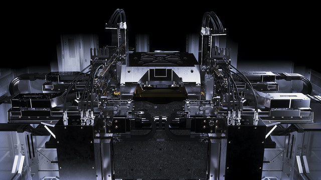 Nearfield Instruments Quadra How it looks inside 3 D visualisation