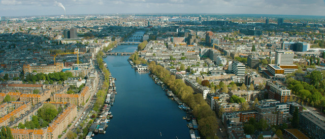 Hyde Park Amsterdam Aerial Kanaal