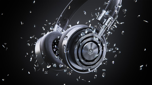 Headphones 3D - CGI beeld