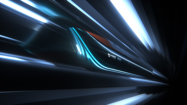 Hardt - Hyperloop - Key Art 02 - 3D render abstract
