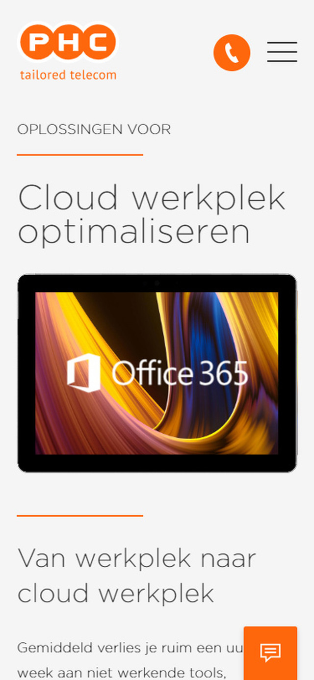 Oplossing Cloud werkplek optimalisatie mobile