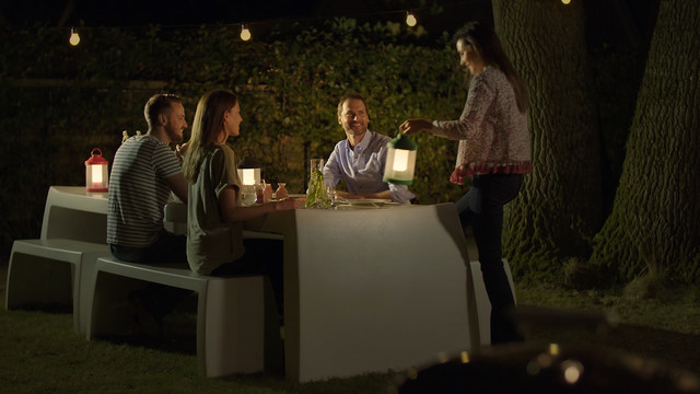 Philips Abelia LED Portable Lantern draagbaar voor aan de tafel